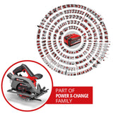 Einhell Professional Sierra circular de mano con batería TP-CS 18/165 Li BL-Solo Power X-Change (18 V, sin escobillas, Ø 165 mm, ajuste de ángulo de corte sin herramientas, sin batería)