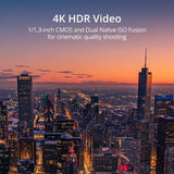 DJI Pack Mini 3 Vuela Más (RC) – Dron Mini con cámara ligero y plegable con vídeo 4K HDR, 38 min de tiempo de vuelo, Grabación vertical y funciones inteligentes, Color Gris