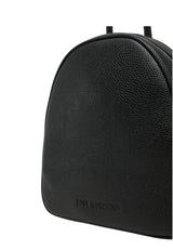 Moschino Borsa Donna Love zaino ecopelle nero/nikel BS25MO31 JC4030PP1MLT000B, Negro, medium