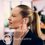 Panasonic RB-F10DE-C Audífonos inalámbricos de Oído Abierto, Audífonos Bluetooth con Micrófono ENC, 25 Horas De Reproducción, Bluetooth 5.4, IPX4, Controles Táctiles, Beige