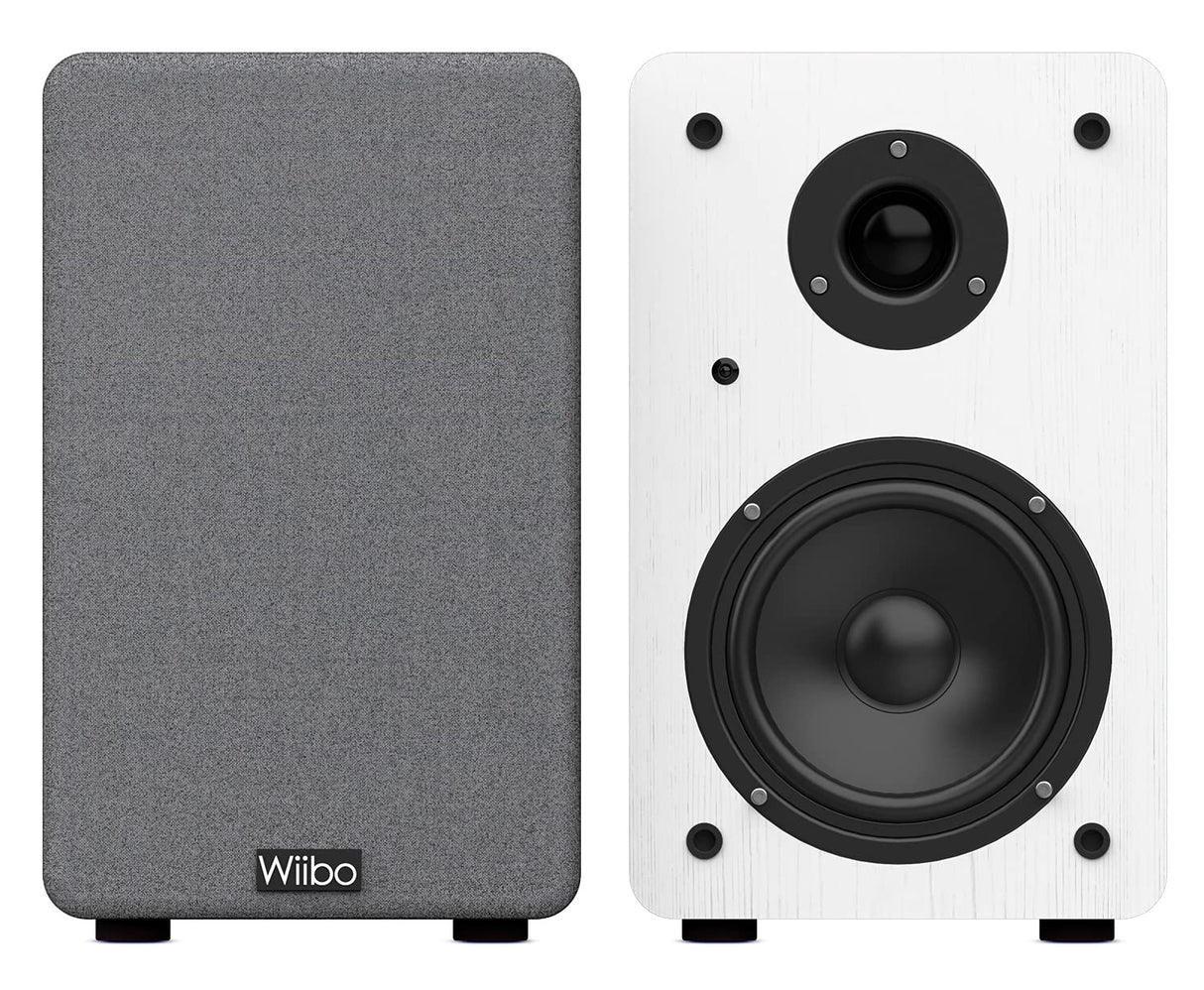 Wiibo Karino 200 White Altavoces HiFi Estanteria 2 Vias Reflex Pareja