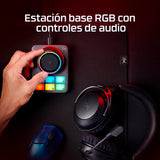 HyperX Cloud Alpha Wireless 2 - Auriculares Gaming inalámbricos con Base RGB, Drivers 53mm, batería hasta 250h, Bluetooth, 2.4GHz, PC, PS4, PS5, Xbox, Switch, Color Negro