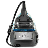 Rowenta Silence Steam Pro DG9222 Centro de planchado, autonomía ilimitada de 7,5 bares, golpe vapor 450 g/min, continuo de 140 g/min, suela Microsteam Laser 400, función Eco, azul