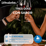 WONDERBOX Caja Regalo -Tres DÍAS con Sabor- 3.200 estancias para Dos Personas