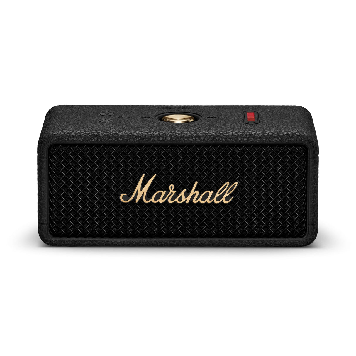Marshall Emberton III Altavoces Bluetooth portátiles, inalámbricos, Emparejables, IP67 Resistentes al Polvo y al Agua, más de 32 Horas de Tiempo de reproducción - Negro y latón