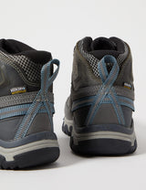 KEEN Targhee 3 Mid Waterproof, Zapatos para Senderismo Mujer, Gris (Magnet/Atlantic Blue), 37.5 EU