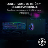 Razer HyperFlux V2 - Sistema de Alfombrilla de Carga inalámbrica para Ratones de Juego - Alfombrilla de ratón de Juego y Disco de Carga (indicador LED de Carga, pies de Goma Antideslizantes) Negro