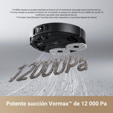 DREAME X40 Master Robot Aspirador, 12000Pa Robot Aspirador y Fregasuelos con Vaciado Automátic, Navegación Inteligente, Autolimpieza con Mopa, Modo Apto para Mascotas, Estación Base 8 en 1