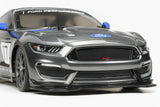 Tamiya 58664 1:10 RC Ford Mustang GT4 TT-02-coche/vehículo teledirigido, modelismo, Kit, Hobby, Tinkering, Modelo, Montaje, Color Grey