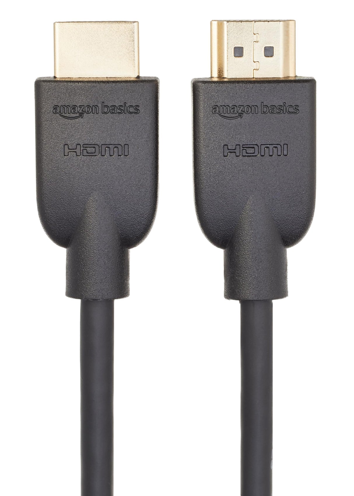 Amazon Basics Cable HDMI 4K de 1.8 m, alta velocidad de 18 Gbps con Ethernet, 4K@60 Hz, 2160p, paquete de 24, Negro