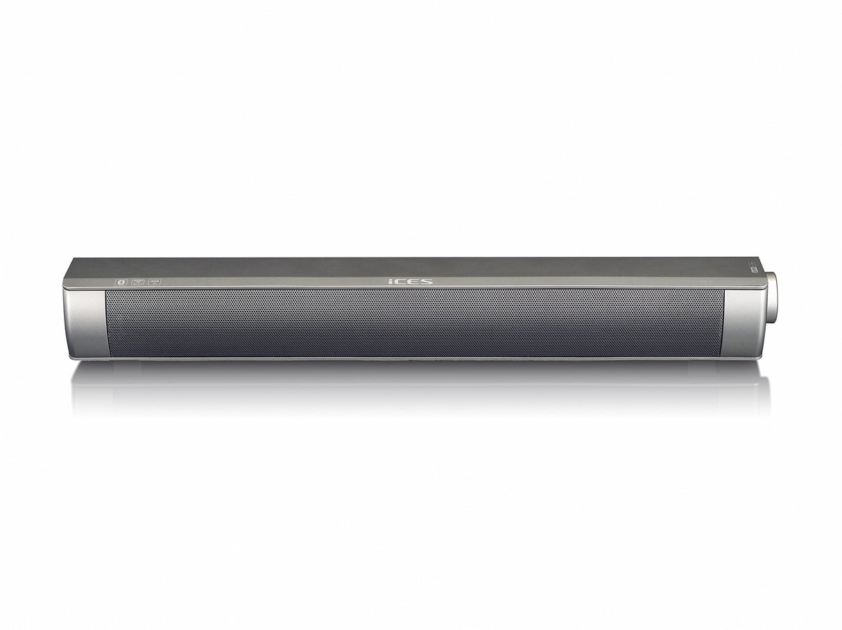 ICES ISB de 020 Mini Barra de Sonido Bluetooth (2 x 5 W RMS), Incluye Cable Micro USB, AUX de Entrada y Micro SD Lector de Tarjetas