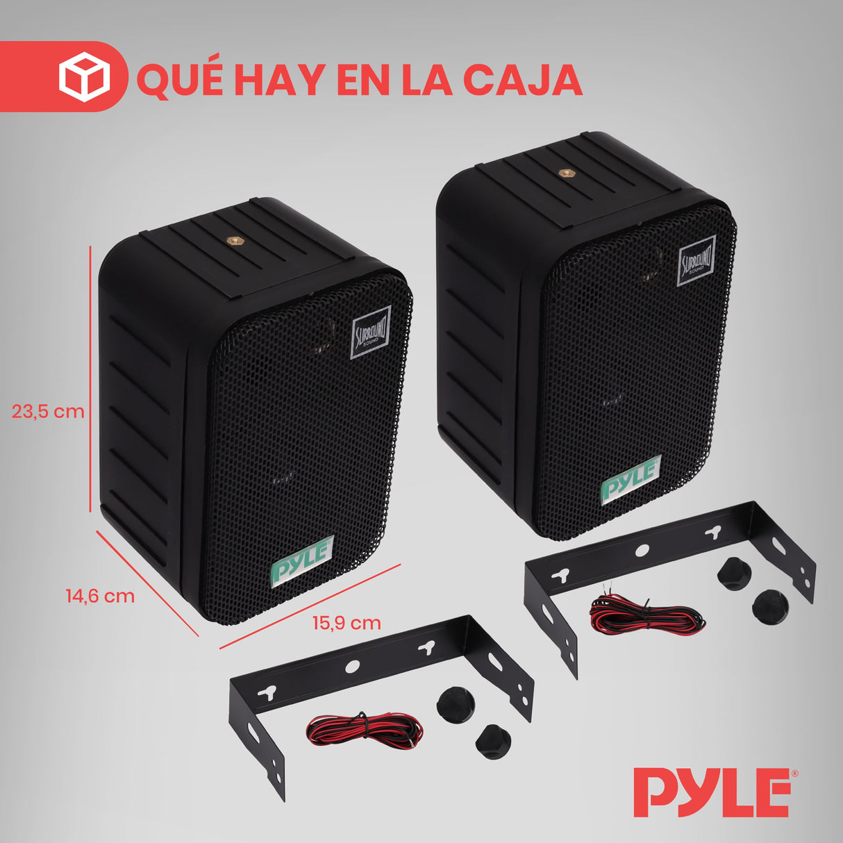 Pyle altavoces, Duales, Resistentes al agua y a la intemperie, Montaje en pared o techo, 5.25”, Ideal para uso en piscinas, Patios, Terrazas, Espacios interiores
