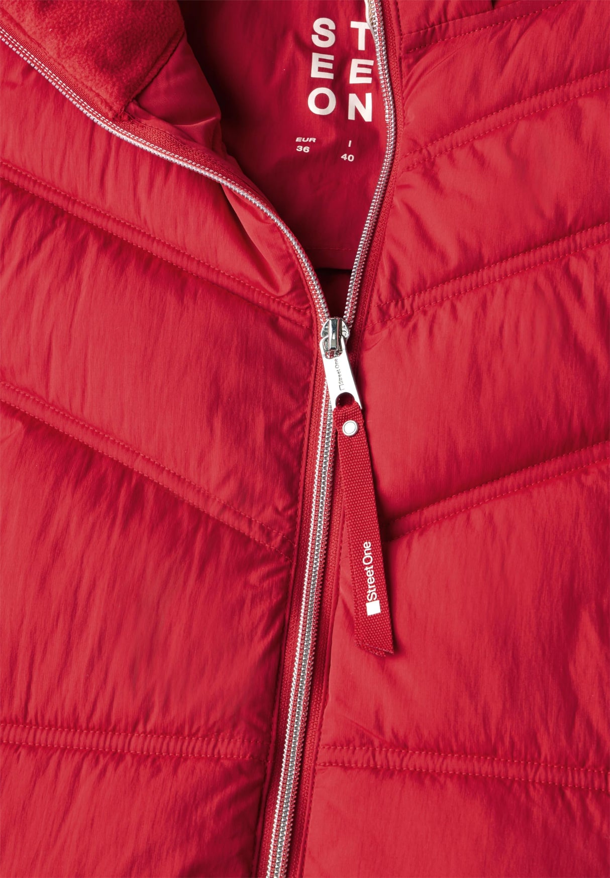 STREET ONE A202049 Chaqueta Corta Softshell, Rojo Fuerte, 38 Mujeres