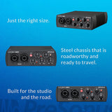 PreSonus AudioBox 96 - Interfaz de Audio USB, Para Grabación, Difusión, Podcasting con Paquete de Software incluido Studio One Artist, Ableton Live Lite DAW, Edición del 25º Aniversario