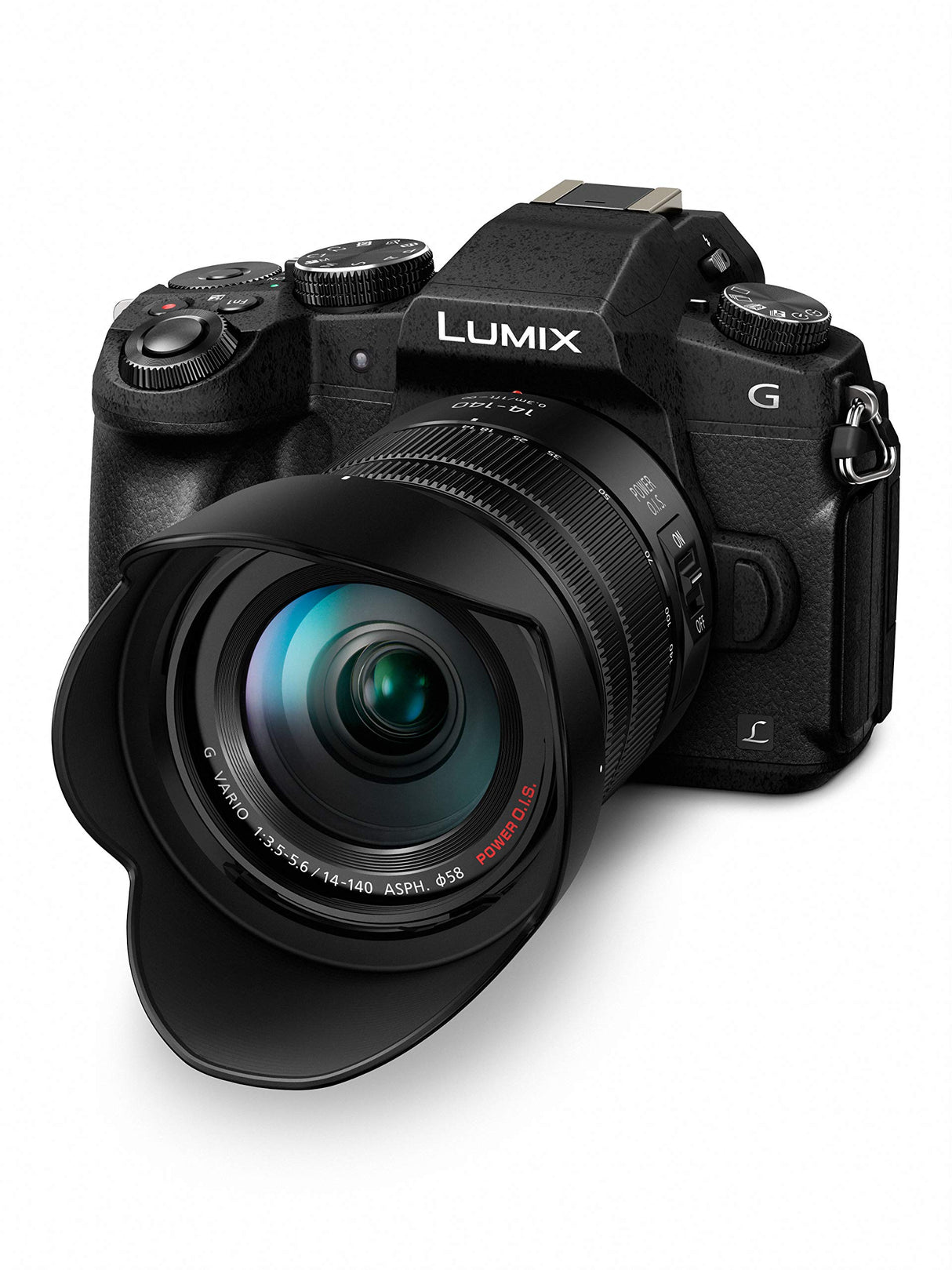 Panasonic LUMIX DMC-G81HAEGK - Cámara de Sistema 4K con Objetivo MFT de 14-140 mm, 16 MP, Dual I.S, Contraste híbrido, AF 4K, cámara fotográfica Negra