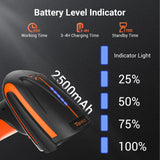 Tera Pro Lector de código de Barras QR de Calidad Industrial 2D Inalámbrico 1D Escáner de Mano 2.4G Inalámbrico + Bluetooth Excelente Resistencia a caídas (3 m) con Soporte súper Estable, 8100