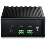 TRENDnet, TI-BG50611, Switch DIN-Rail Industrial PoE++ de 2,5 G y 6 Puertos con Puertos 10 G, Multi-Gigabit, 4 Puertos PoE++ de 2,5 G, 1 Puerto RJ-45 10 G, 1 Puerto SFP+ 10 G