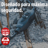Brennenstuhl Professional PRCD-S Advanced disyuntor móvil de protección Personal para Montaje en Cable (para Uso en Obras y Uso Permanente en Exteriores IP55, conmutación omnipolar, DGUV 203-006)