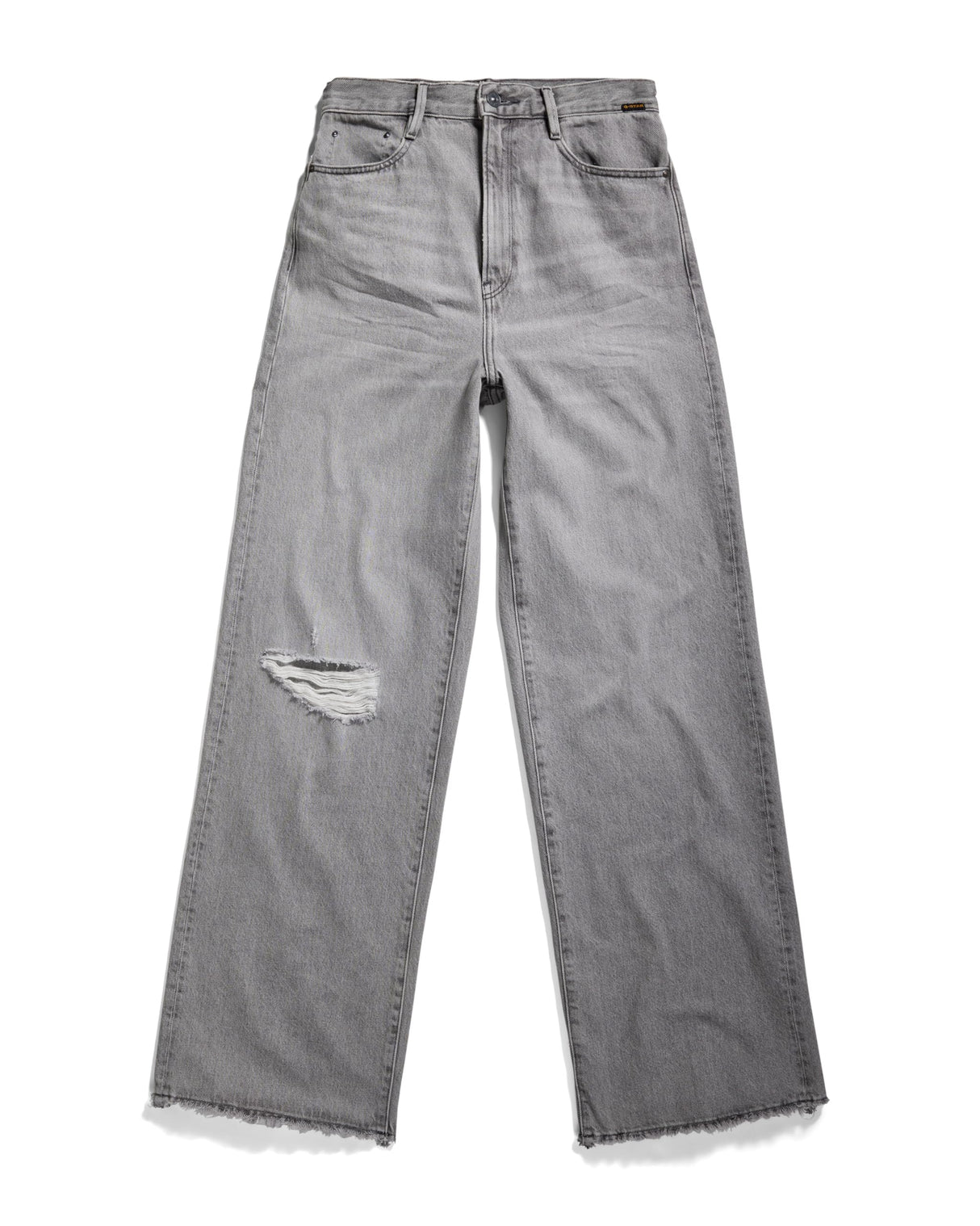 G-Star para Mujer Jeans Deck 2.0 High Loose, Gris (Faded Ripped Aerosol D23591-D490-G669), 32W / 34L