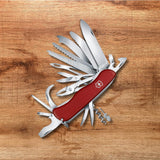 Victorinox Work Champ XL, Navaja Multiuso Suiza, Cuchillo bolsillo, Regalo, 31 Funciones, Hoja grande, Sacacorchos, Bloqueable