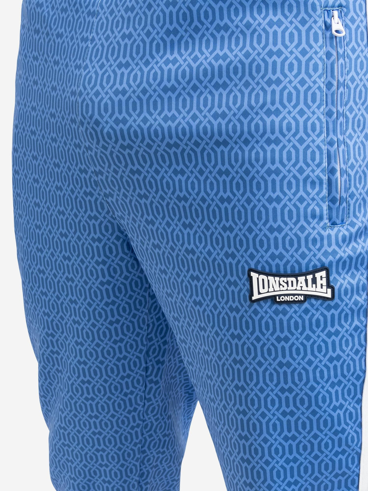 Lonsdale Chain Track Traje, Azul Marino/Azul bebé/Azul, M Hombres
