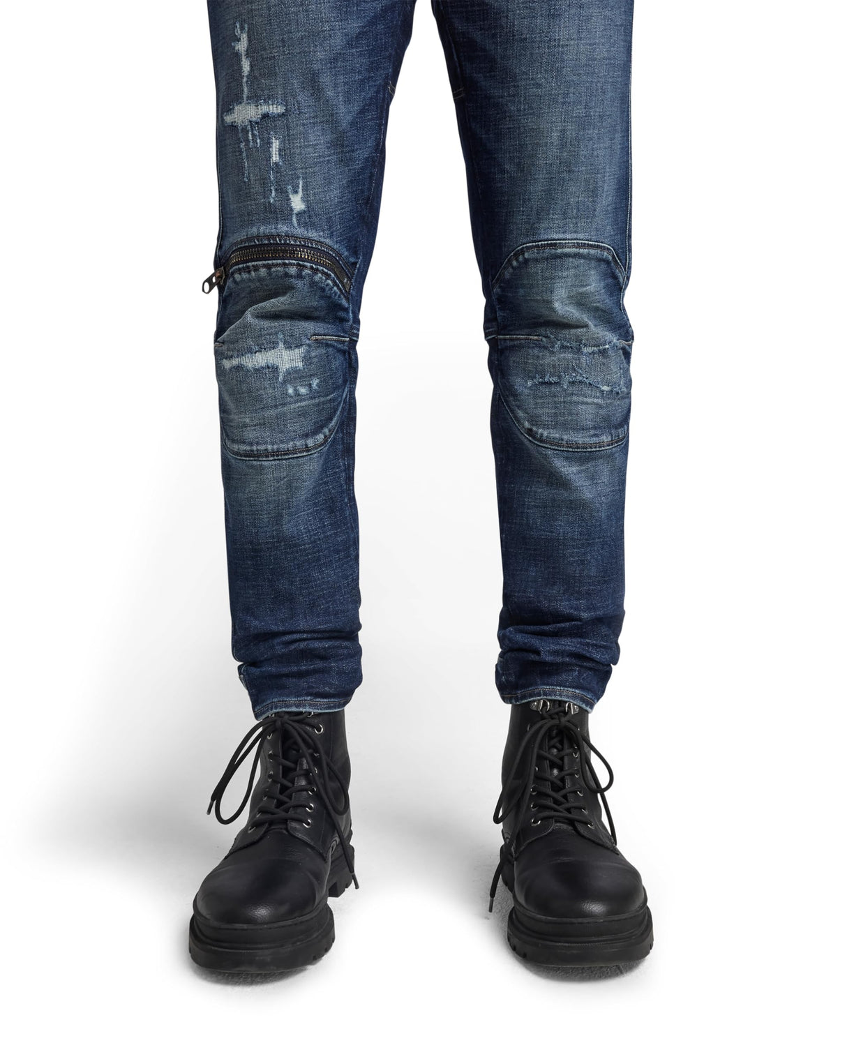 G-Star Para Hombre Jeans 5620 3D Zip Knee Skinny, Azul (worn in stratos restored D01252-C051-D333), 29W / 34L