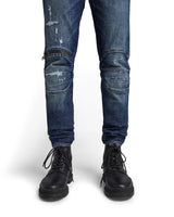 G-Star Para Hombre Jeans 5620 3D Zip Knee Skinny, Azul (worn in stratos restored D01252-C051-D333), 29W / 34L