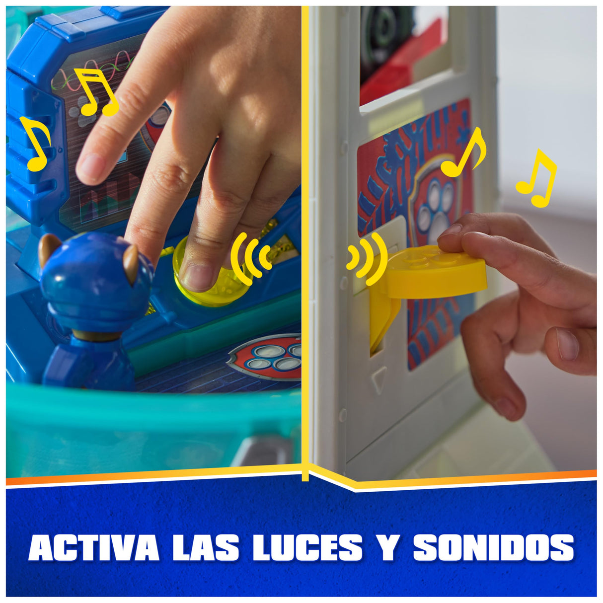 Patrulla Canina - Escenario Lanzador DE VEHÍCULOS Super Loop Tower HQ con Luces Y Sonidos + Coche Y Figura Chase- Patrulla Canina Juguetes - Regalo Niño 3 años + - 6069672 - Juguetes Niños 3 años +