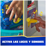 Patrulla Canina - Escenario Lanzador DE VEHÍCULOS Super Loop Tower HQ con Luces Y Sonidos + Coche Y Figura Chase- Patrulla Canina Juguetes - Regalo Niño 3 años + - 6069672 - Juguetes Niños 3 años +