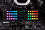 Corsair Dominator Platinum RGB 128GB (4x32GB) DDR4 3600MHz C18 Memoria de Sobremesa (12 Direccionables CAPELLIX RGB LED, Refrigeración DHX patentada, Tiempos de Respuesta Ajustados) Negro