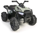FEBER- Quad Boxer, Vehículo eléctrico a batería, 12 V, Verde (Famosa 800012541), Versión previa