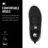 Sorel out N About Low Sneaker WP, Zapatillas, Mujer, Black Gum 2 out N About 4, 38.5 EU