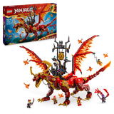 Lego Ninjago Dragón Fuente del Movimiento de Juguete, Juego Ninja de Aventuras y Lucha con 6 Minifiguras Inc. Kai y Espada Catana, Regalo de Cumpleaños para Niños y Niñas de 12 Años o Más 71822