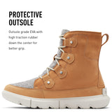 Sorel Explorer Joan WP, Botas de invierno impermeables, Mujer, Tawny Buff Moonstone Explorer 2 Joan Felt, 37 EU