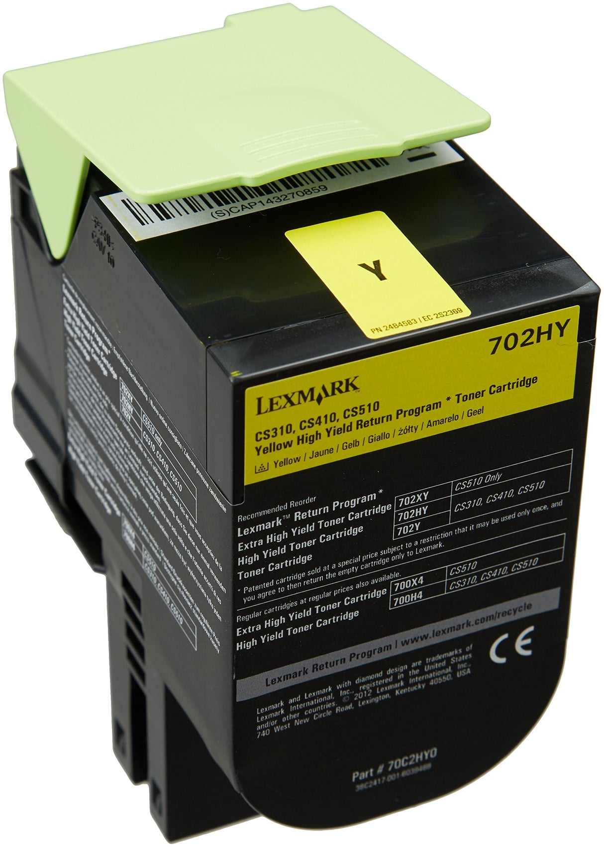 Lexmark Cartridge 702HY Yellow Gelb (70C2HY0)