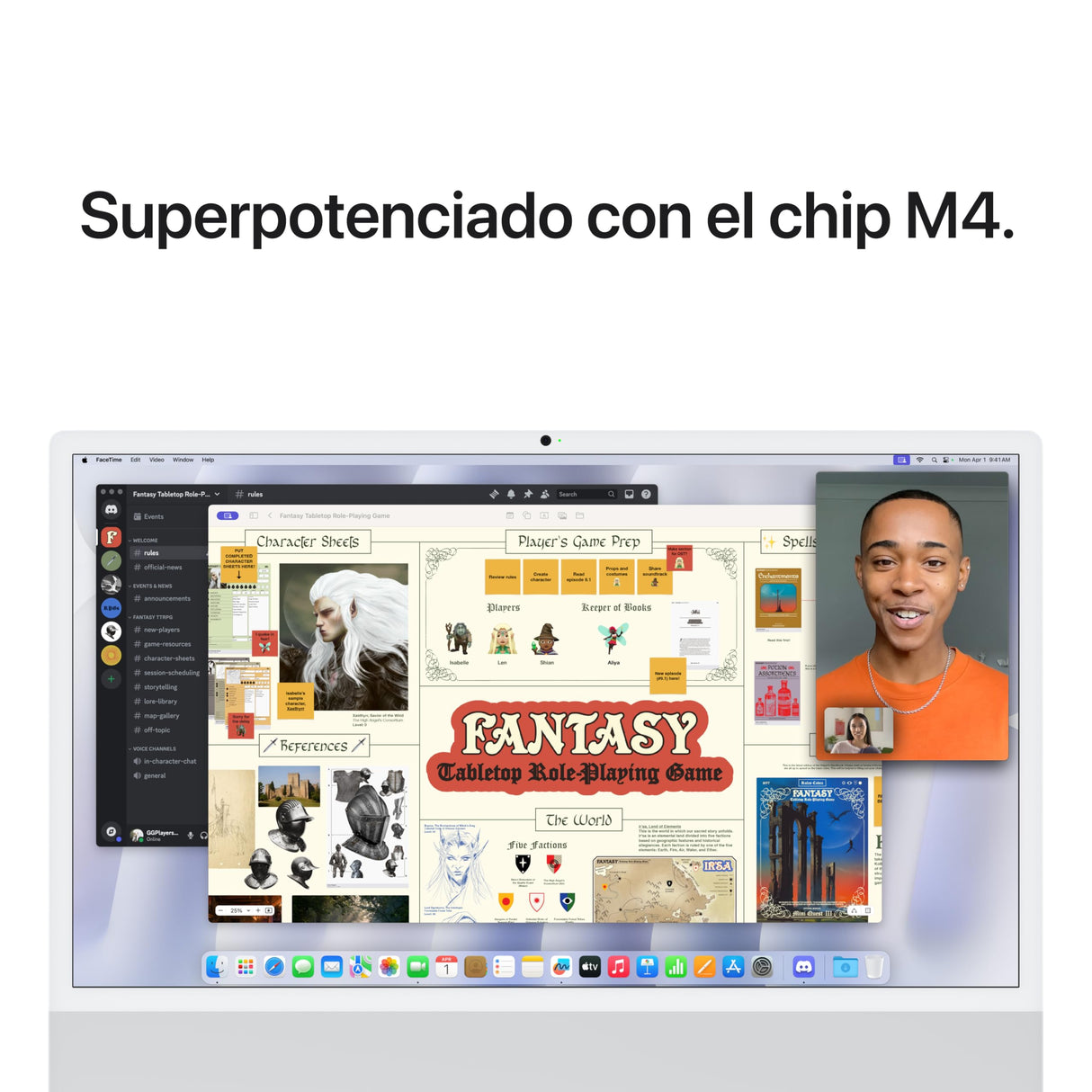 Apple iMac Ordenador de Mesa Todo en uno con Chip M4, CPU y GPU de 8 núcleos: diseñado para Apple Intelligence, Pantalla Retina de 24″, 16 GB de RAM, SSD de 256 GB,Vidrio Nano­Texturizado - Plata