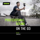 Shure MV88+ Micrófono de Condensador Kit de vídeo estéreo Digital para Apple y Android, con Cable, con trípode Manfrotto PIXI, Abrazadera para teléfono, Soporte y Cables iOS y USB-C