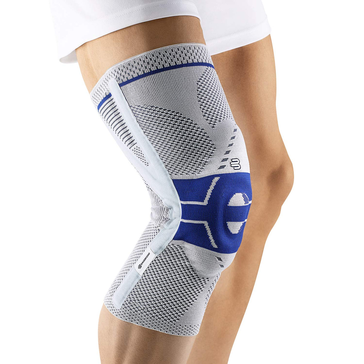 BAUERFEIND Vendaje de Rodilla, GenuTrain P 3,Negro,Derecho, Talla 2