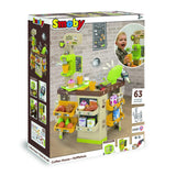 Smoby - Roleplay Coffee House, 7600350232, 3 Años, 57 Accesorios, Cafetera, Caja registradora, H. 89 cm