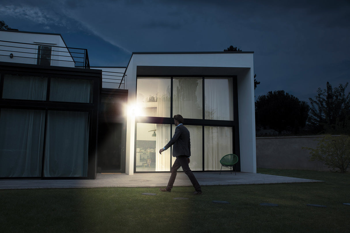 Netatmo Presence - Cámara de seguridad para exteriores con reconocimiento de personas, animales y coches - Aluminio negro, negro, Presence (Manual en inglés únicamente)
