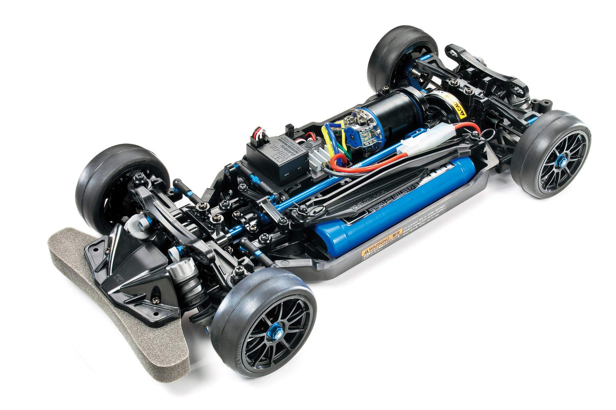 Tamiya 58639 58639-1 Mercedes-Benz 1:10 AMG GT3 (TT-02) -teledirigido Coche eléctrico RC Modelo de Kit de vehículo en Carretera de policarbonato carrocería-Sin lacado-58639