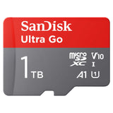 SanDisk 1TB Ultra Go Tarjeta Micro SDXC + Adaptador SD, para Smartphones y tabletas Android, hasta 150 MB/s, Video Full HDD, V10, El Rendimiento A1, UHS-I, Class 10, U1, para Amazon