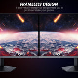 KOORUI Monitor 27 Pulgadas,Monitor Gaming 240Hz, Pantalla Ordenador FHD, 1ms, Adaptive Sync (1920 x 1080p, DCI-P3 90%, SRGB 100%, HDMI, DisplayPort, VESA 75x75)