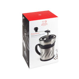 Peugeot Paris Press - Molinillo de café y cafetera en uno, acero inoxidable, plástico, cristal, 1