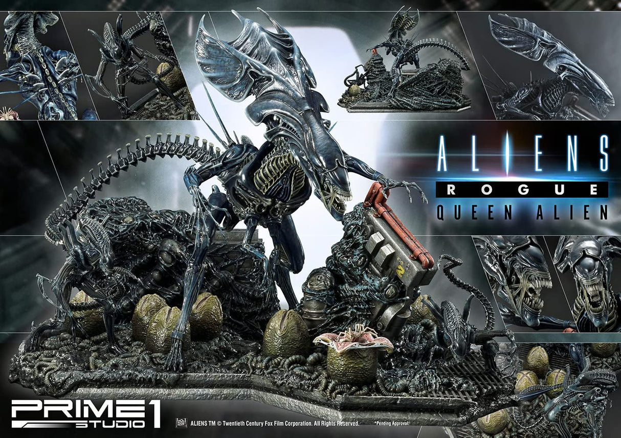Aliens Premium Masterline Series - Figura Decorativa (71 cm), diseño de Reina Alien Battle Diorama