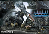Aliens Premium Masterline Series - Figura Decorativa (71 cm), diseño de Reina Alien Battle Diorama