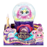 Magic Mixies My Crystal Ball Pink, Juguete Interactivo de Magia, Bola de Cristal mágica con Luces, Efectos y Sonidos, y un muñeco de Peluche Suave para cuidar, con Accesorios, Famosa (MGX05000)