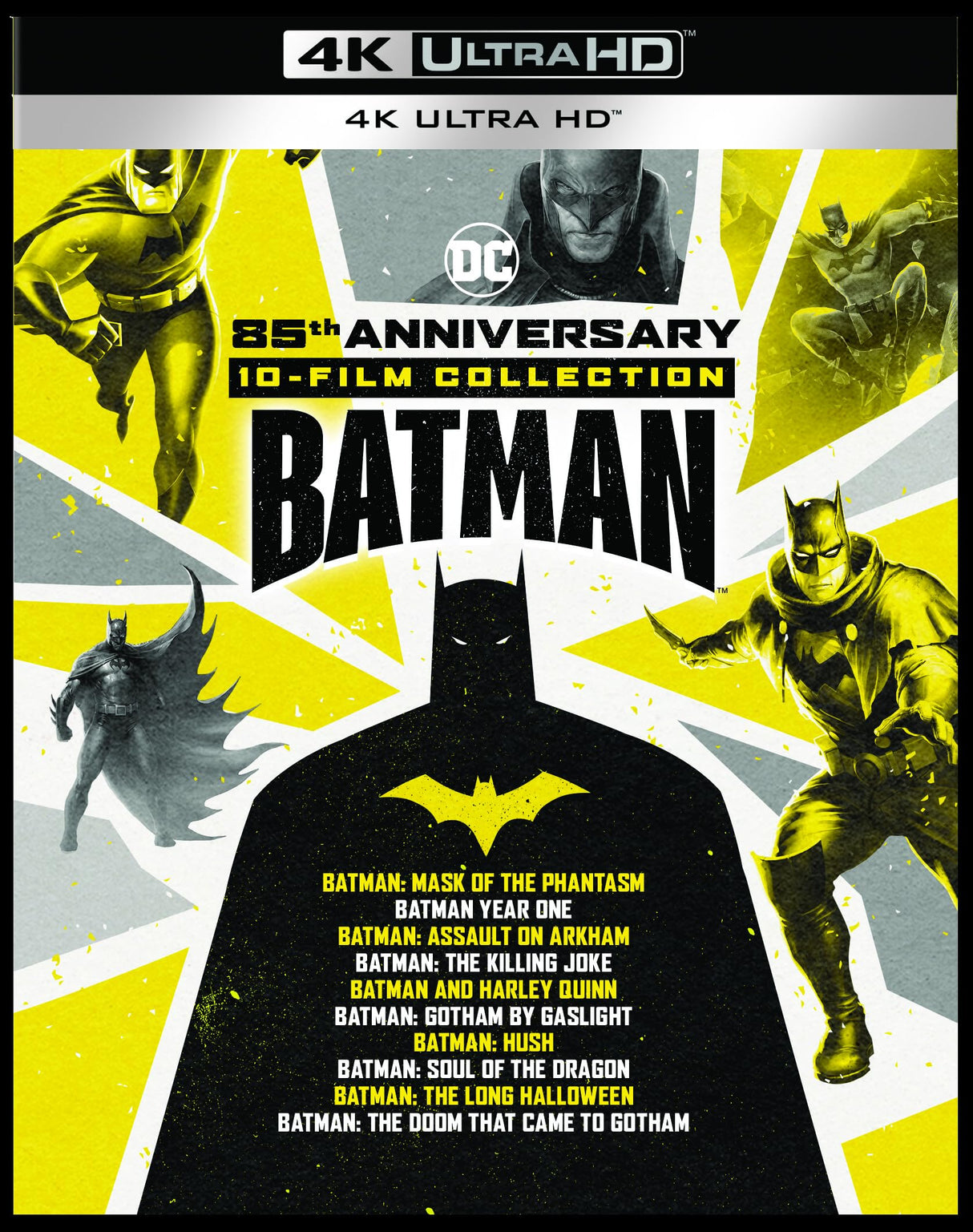 Batman 85th Anniversary Collection [4K UHD] [Blu-ray] [Region Free]