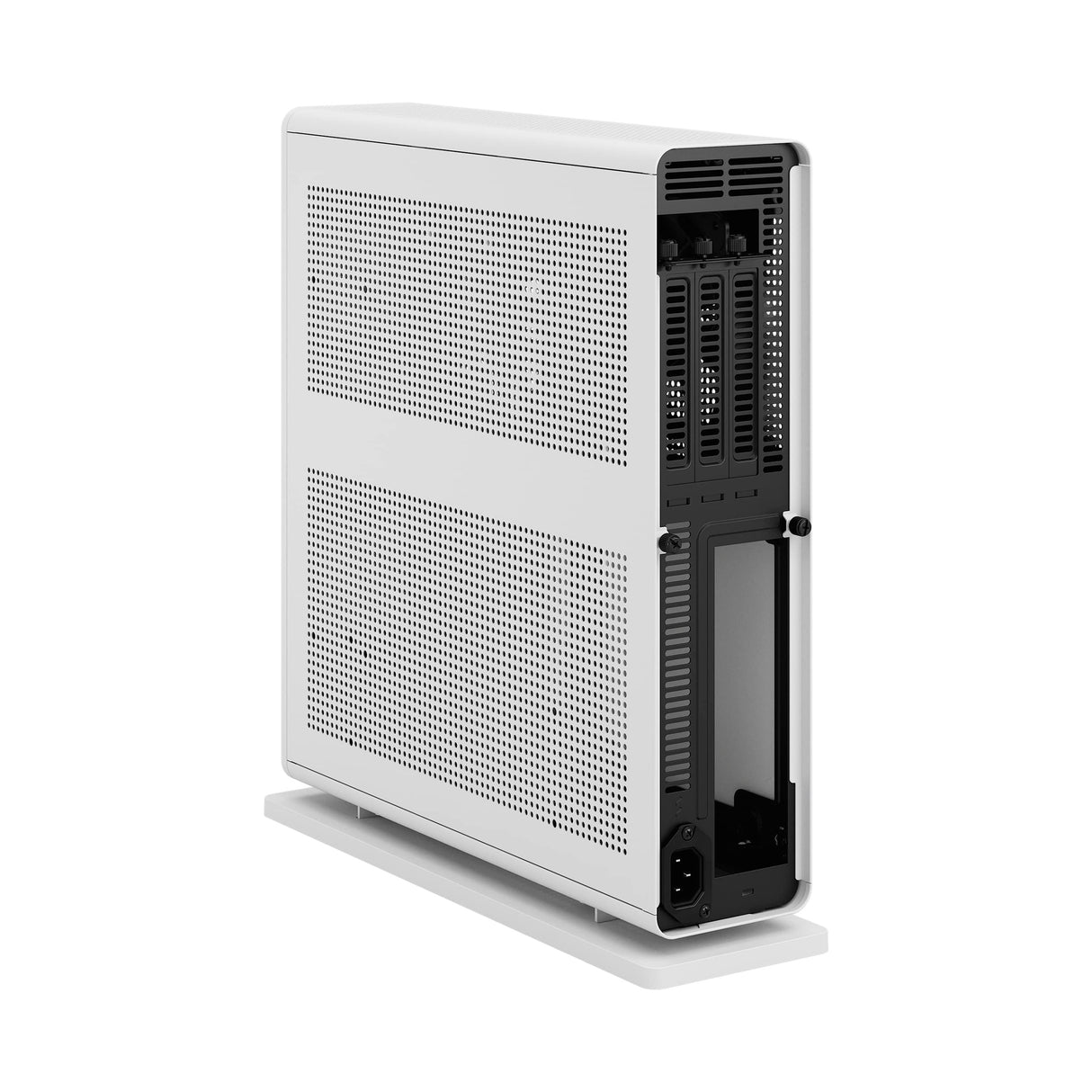 Fractal Design Ridge White - PCIe 4.0 Riser Card Included - 2X 140mm PWM Aspect Fans Included - Type C USB - m-ITX PC Gaming Case
