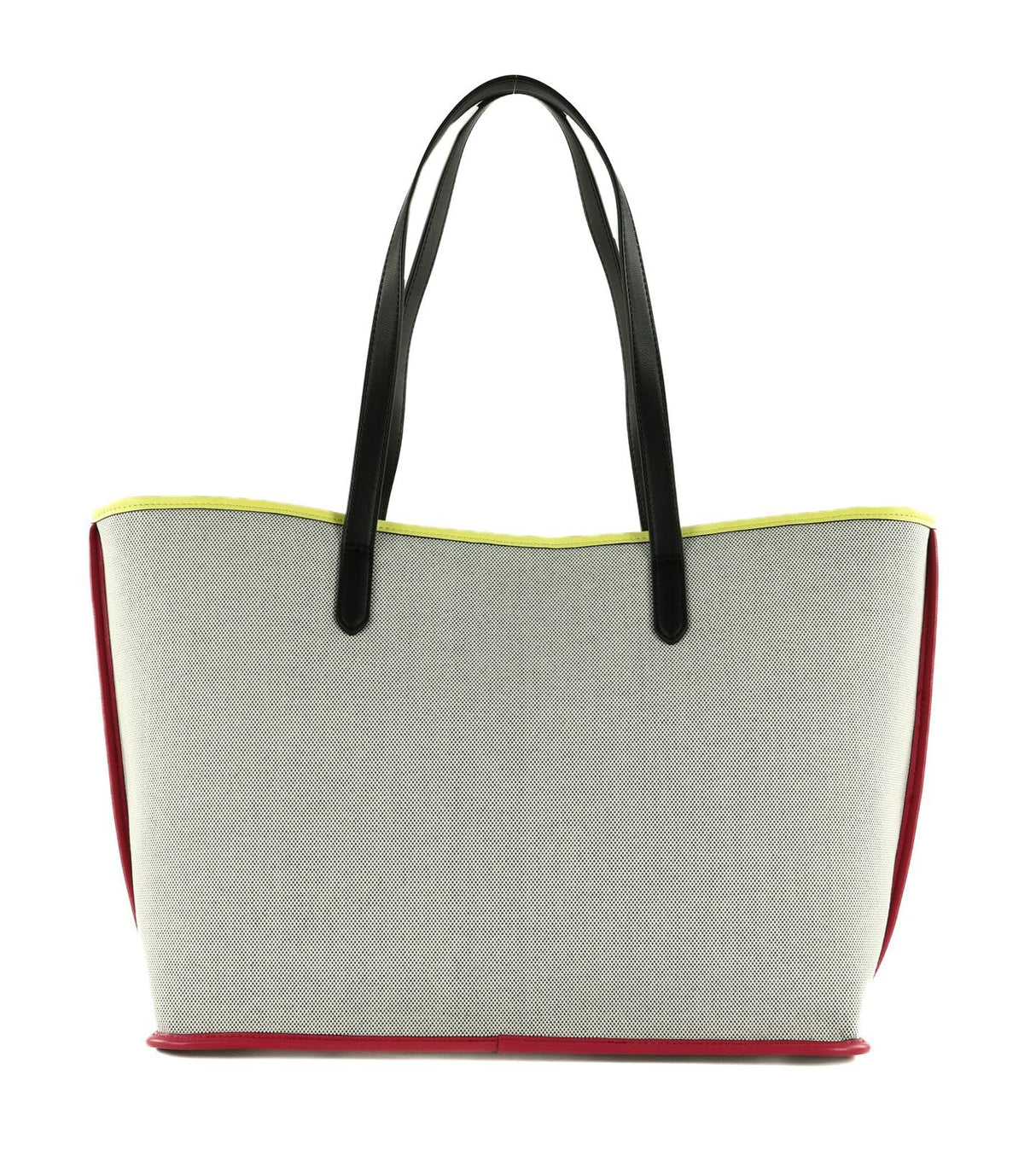 DKNY Hallie Tote, Bolsa de Mano para Mujer, Negro/Multicolor
